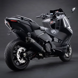 COQUE01822 : Coque arrière BCD Design 2022-2026 Yamaha Scooter MAX