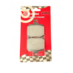 1035666-07004 : Hintere Bremsscheibenbeläge BREMBO aus Kohlenstoff-Keramik - 07004 Yamaha Scooter MAX