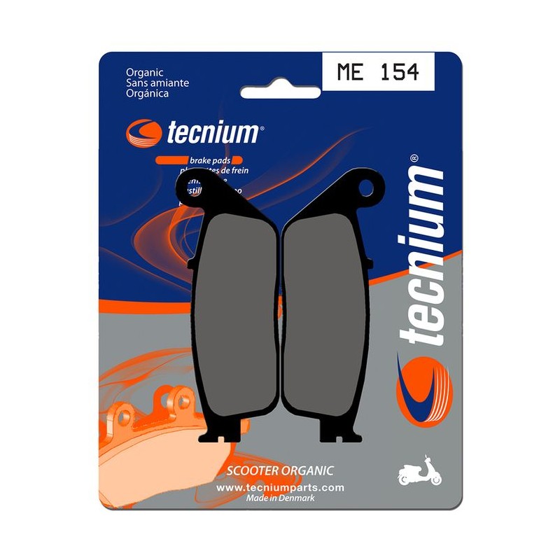 1022618-ME154 : Plaquettes de frein avant TECNIUM organique - ME154 Yamaha Scooter MAX