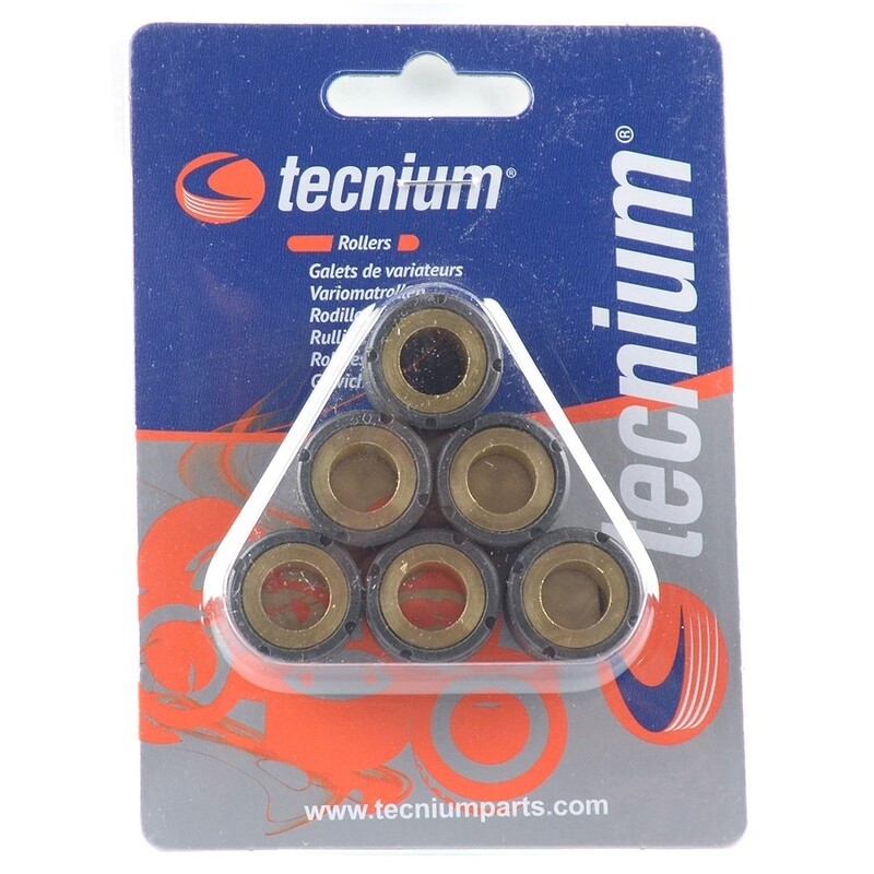 1008619- 20X12-9.5G : TECNIUM Rollen Set 20x12mm 9,5gr - 6 Stück Yamaha Scooter MAX