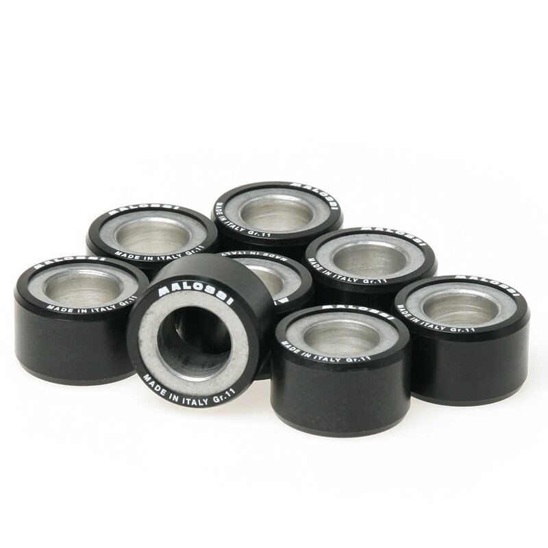 1007905- 6613561.L0 : Rollensatz MALOSSI 25x14,9mm 20gr - 8 Stück Yamaha Scooter MAX