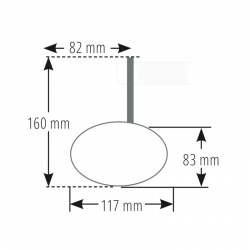 1108674002-301-025 : Specchietto retrovisore terminali manubrio HIGHSIDER pro Victory Yamaha Scooter MAX
