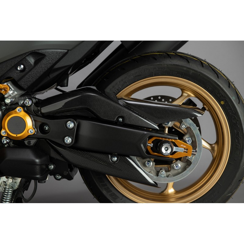 1103738-CARY4912 : Carter della cinghia superiore LIGHTECH in carbonio Yamaha Scooter MAX